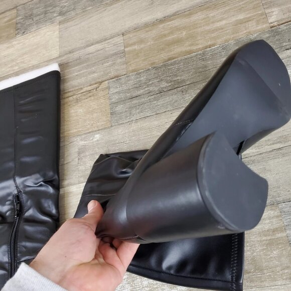 Madden Girl Winslow Block-Heel Stretch Dress Boots - Picture 8 of 10